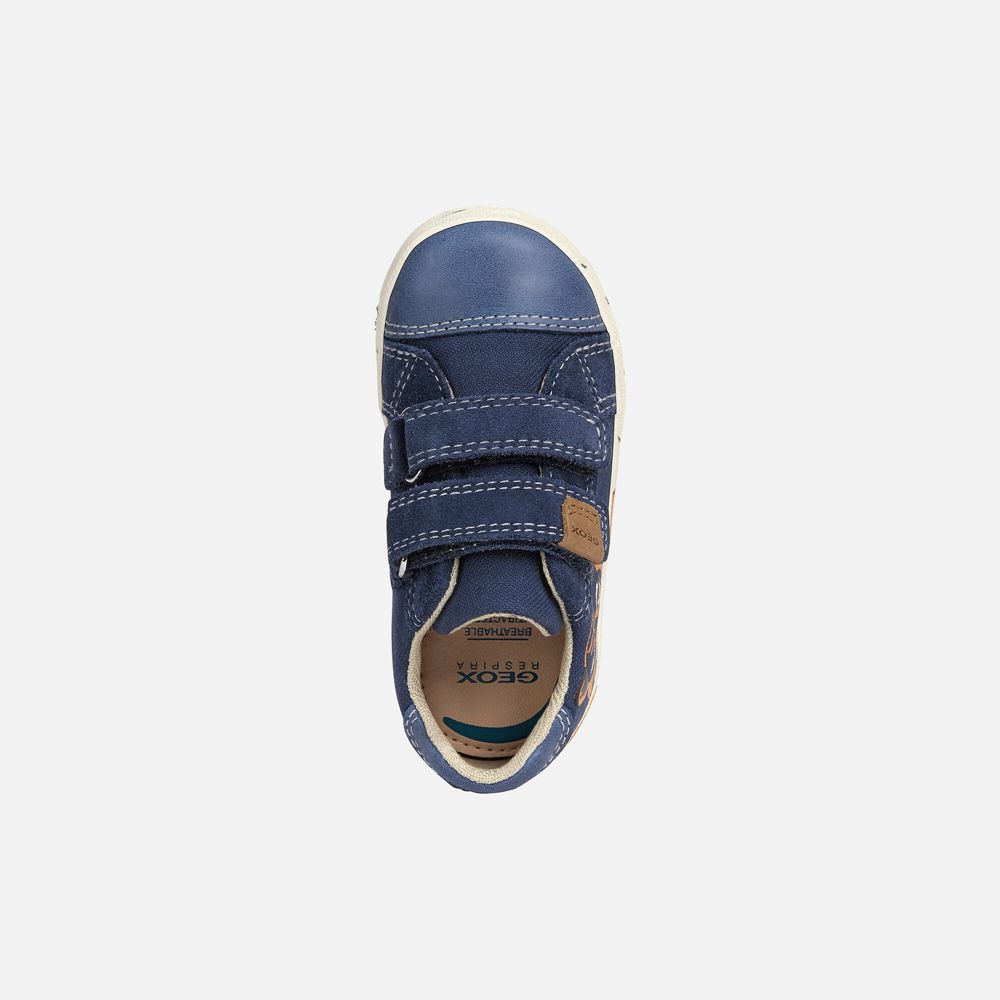 Geox Sneakers Navy Kilwi Boy - Geox Baby Shoes - UXYWIA794